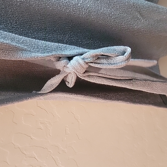 NWT H&M Soft Blue Poncho S Large - Picture 2 of 8